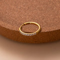 Par Aros Huggie baño en Oro 18K 14mm