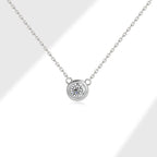Collar con Punto de Luz Plata 925 – Oro 18K