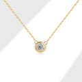 Collar con Punto de Luz Plata 925 – Oro 18K