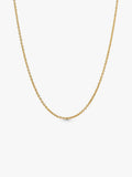 Collar de 50cm Bañada en Oro 14K