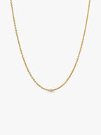 Collar de 50cm Bañada en Oro 14K