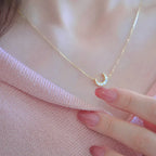 Collar Luna Plata 925