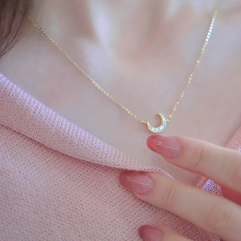 Collar Luna Plata 925